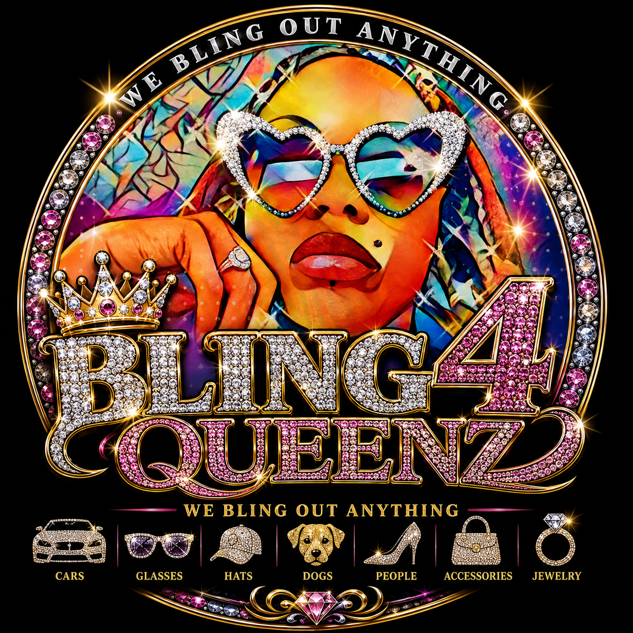 Bling 4 QUEENZ & KINGZ logo